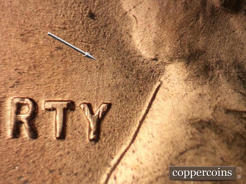 Die-stage C marker on 1956D•1MM•078 (1956 Repunched Mint Mark).