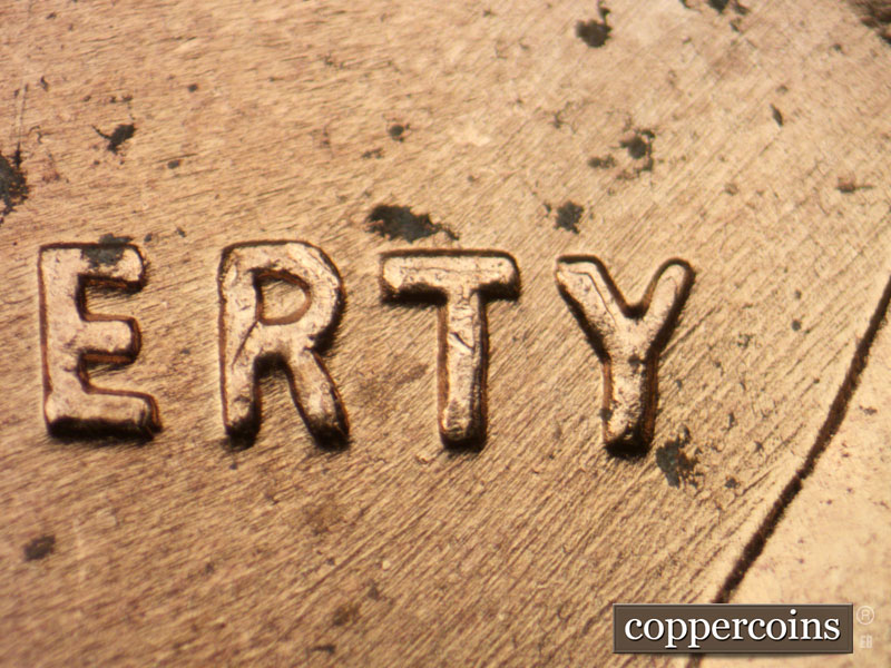 1957 Lincoln cent obverse, CopperCoins die 1957D•1DO•029.