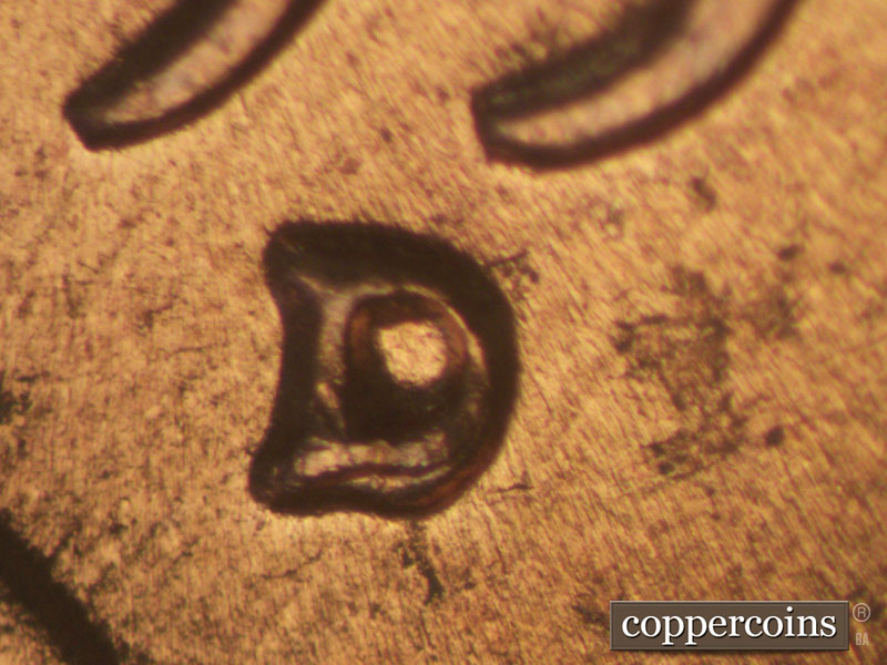 1957 Lincoln cent obverse, CopperCoins die 1957D•1MM•006.