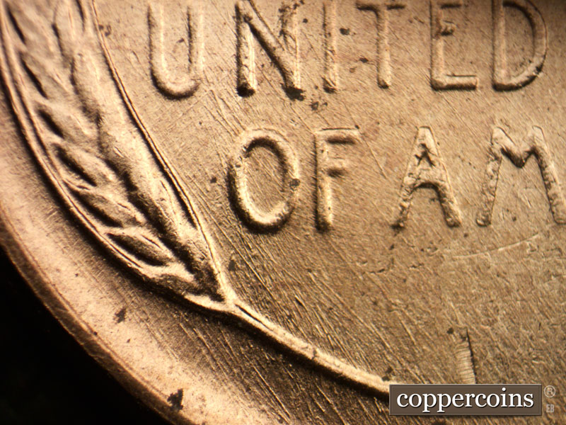 Die-stage C marker on 1957D•1MM•008 (1957 Repunched Mint Mark).