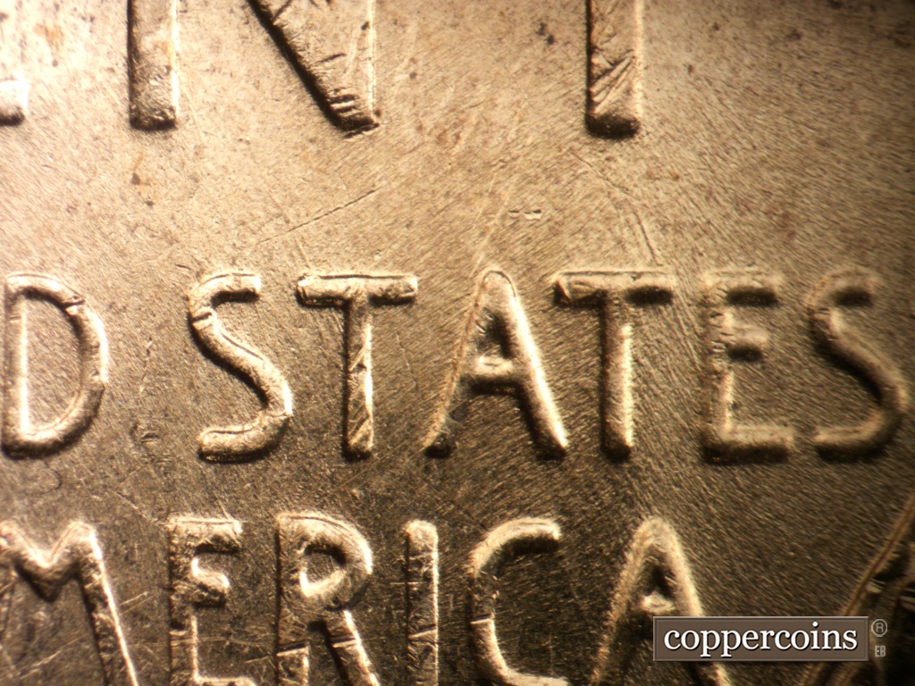 Die-stage C marker on 1957D•1MM•053 (1957 Repunched Mint Mark).