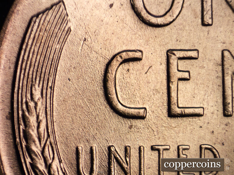 Die-stage B marker on 1957D•1MM•075 (1957 Repunched Mint Mark).