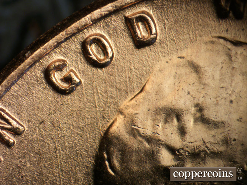 Die-stage B marker on 1958D•1MM•026 (1958 Repunched Mint Mark).
