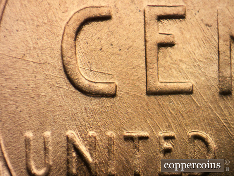Die-stage B marker on 1958D•1MM•040 (1958 Repunched Mint Mark).