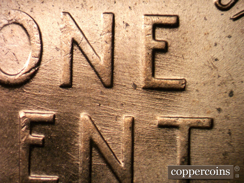 Die-stage C marker on 1958D•1MM•082 (1958 Repunched Mint Mark).