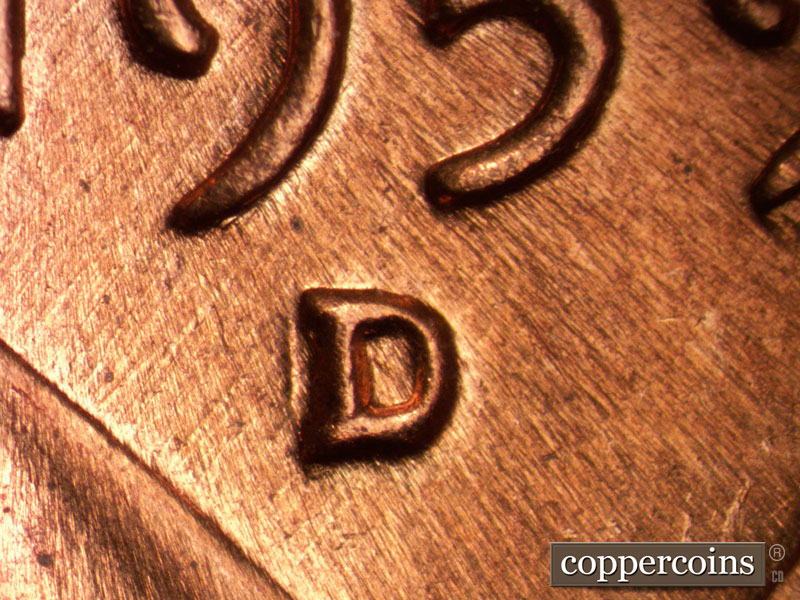 1959 Lincoln cent obverse, CopperCoins die 1959D•1MM•013.
