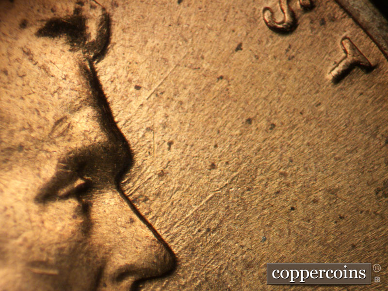 Die-stage C marker on 1959D•1MM•013 (1959 Repunched Mint Mark).