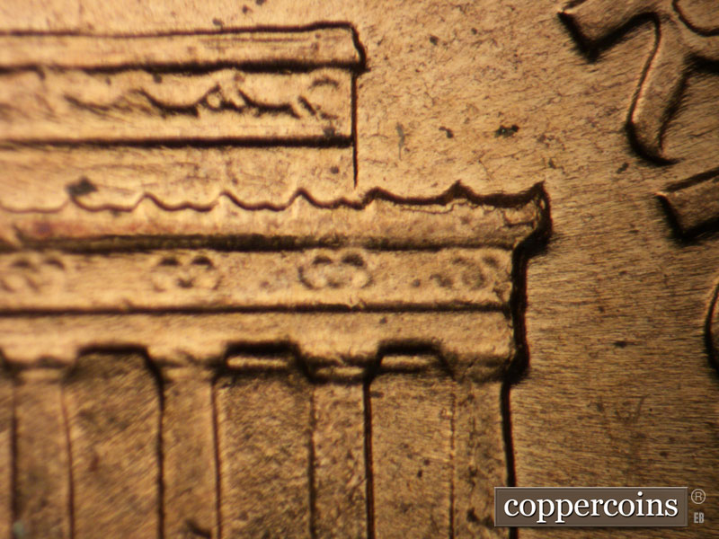 Die-stage C marker on 1959D•1MM•013 (1959 Repunched Mint Mark).