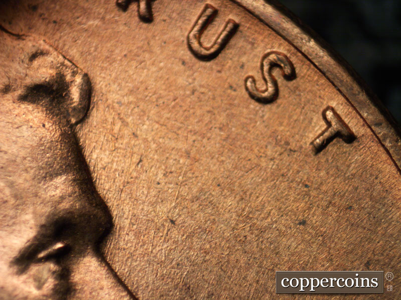Die-stage B marker on 1959D•1MM•023 (1959 Repunched Mint Mark).