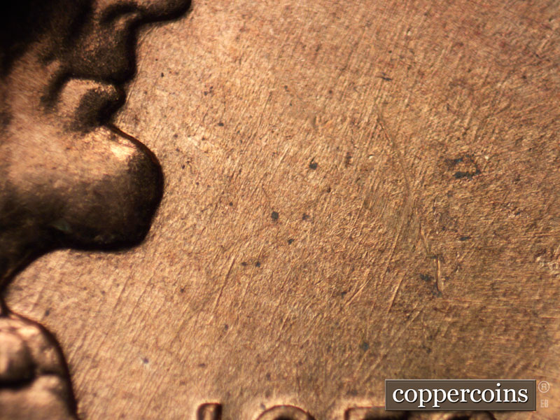 Die-stage B marker on 1959D•1MM•023 (1959 Repunched Mint Mark).