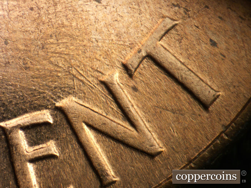 Die-stage B marker on 1959D•1MM•026 (1959 Repunched Mint Mark).