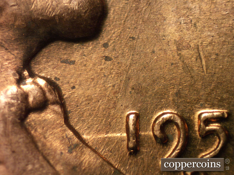 Die-stage C marker on 1959D•1MM•026 (1959 Repunched Mint Mark).