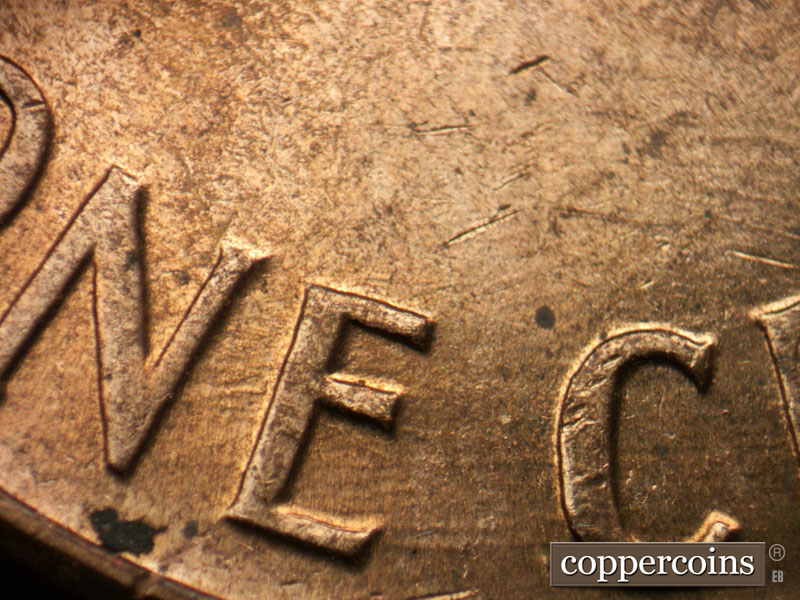 Die-stage B marker on 1959D•1MM•027 (1959 Repunched Mint Mark).