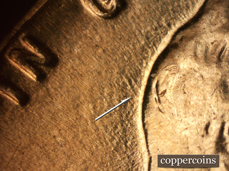 Die-stage C marker on 1959D•1MM•031 (1959 Repunched Mint Mark).