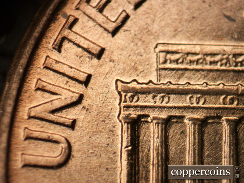 Die-stage B marker on 1959D•1MM•038 (1959 Repunched Mint Mark).