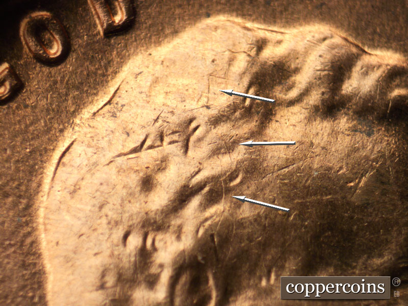 Die-stage C marker on 1959D•1MM•060 (1959 Repunched Mint Mark).
