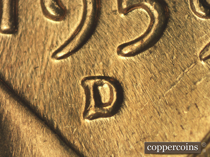 1959 Lincoln cent obverse, CopperCoins die 1959D•1MM•078.