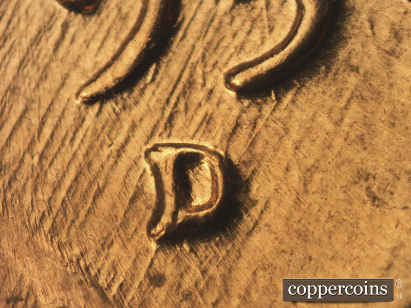1959 Lincoln cent obverse, CopperCoins die 1959D•1MM•079.