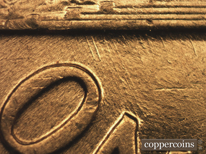 Die-stage B marker on 1959D•1MM•079 (1959 Repunched Mint Mark).
