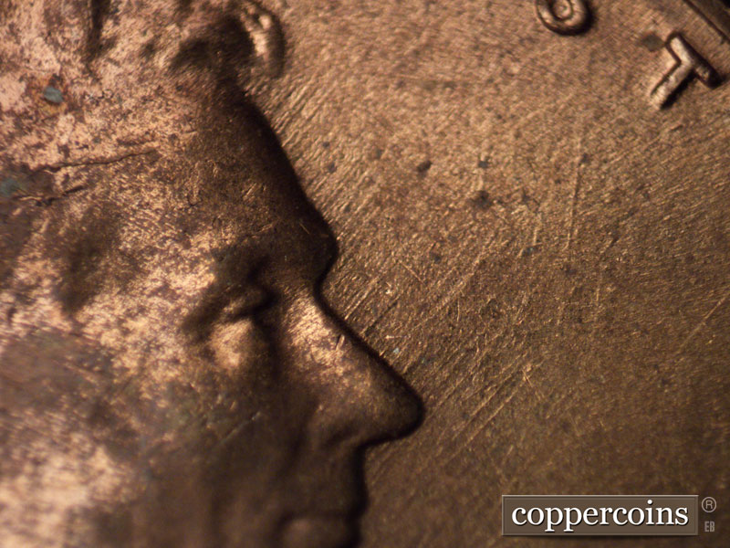 Die-stage C marker on 1959D•1MM•080 (1959 Repunched Mint Mark).