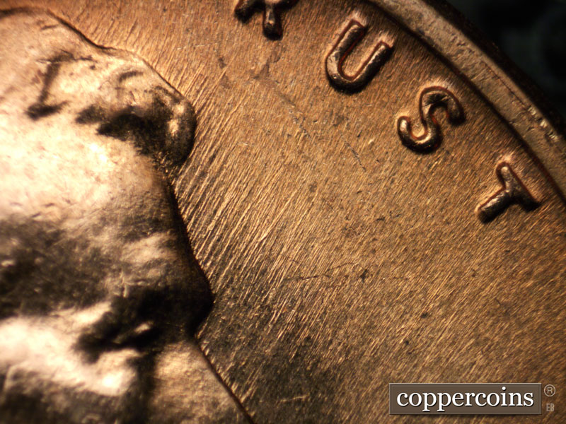 Die-stage B marker on 1959D•1MM•083 (1959 Repunched Mint Mark).