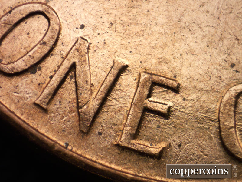 Die-stage B marker on 1959D•1MM•087 (1959 Repunched Mint Mark).