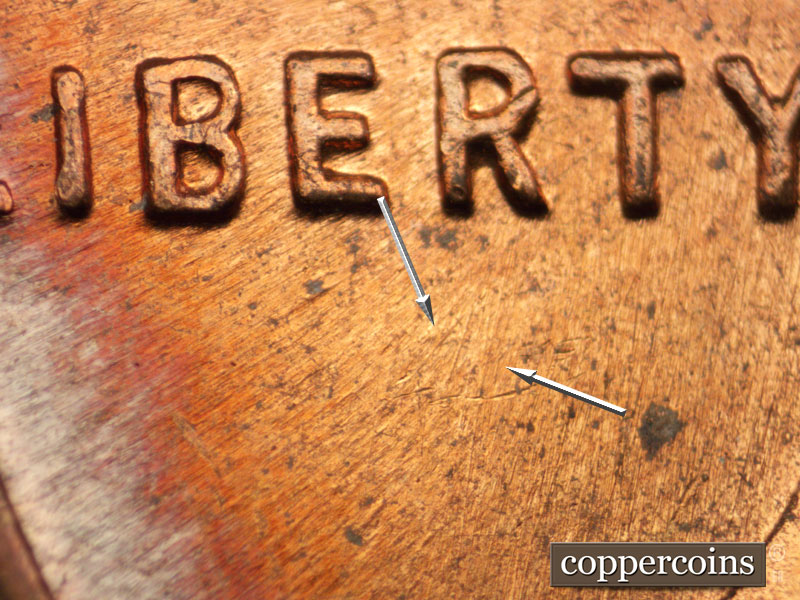 Die-stage C marker on 1959D•1MM•088 (1959 Repunched Mint Mark).