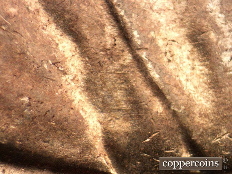 Die-stage C marker on 1959D•1MM•089 (1959 Repunched Mint Mark).