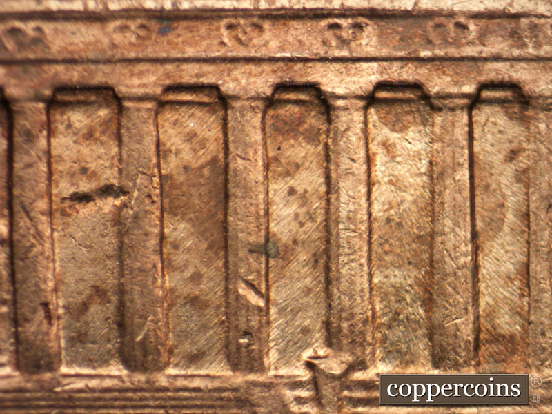 Die-stage C marker on 1959D•1MM•089 (1959 Repunched Mint Mark).