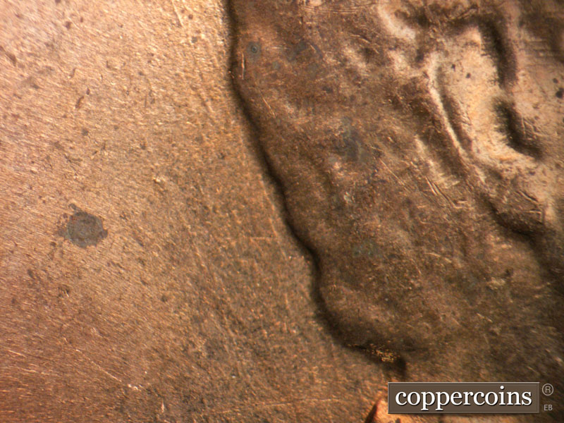 Die-stage C marker on 1959D•1MM•090 (1959 Repunched Mint Mark).