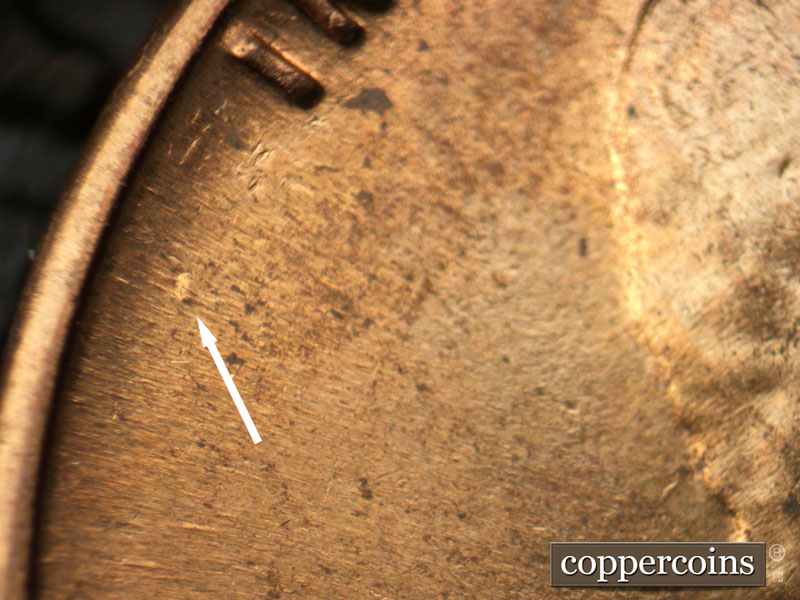 Die-stage B marker on 1959D•1MM•095 (1959 Repunched Mint Mark).