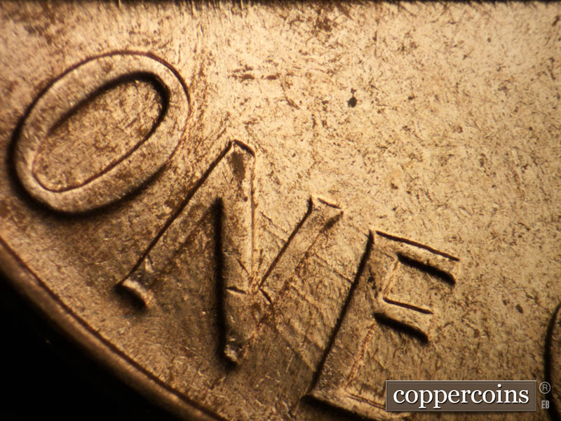 Die-stage C marker on 1959D•1MM•097 (1959 Repunched Mint Mark).