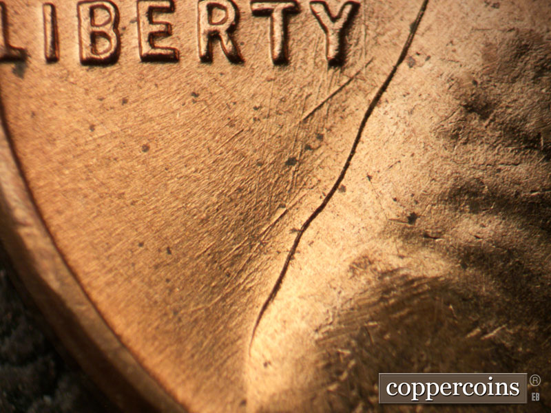 Die-stage B marker on 1959D•1MM•102 (1959 Repunched Mint Mark).