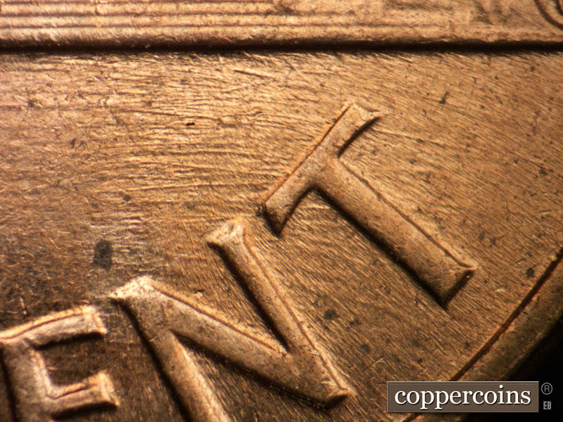 Die-stage C marker on 1959D•1MM•103 (1959 Repunched Mint Mark).
