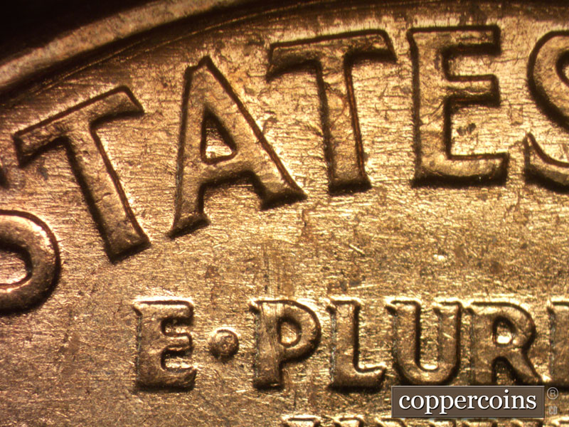 Die-stage A marker on 1959D•1MM•110 (1959 Repunched Mint Mark).