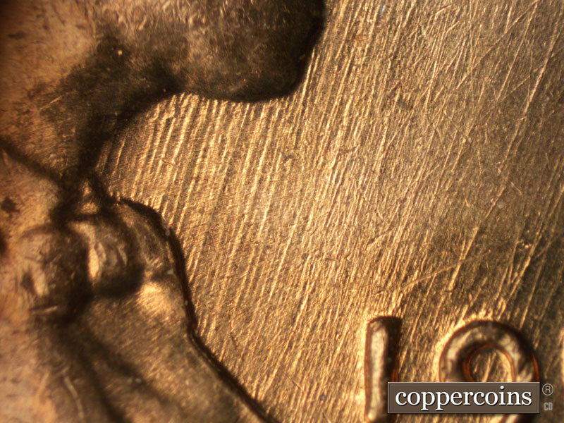 Die-stage B marker on 1959D•1MM•111 (1959 Repunched Mint Mark).