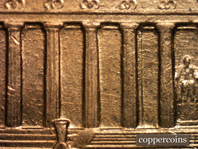 Die-stage B marker on 1959D•1MM•112 (1959 Repunched Mint Mark).