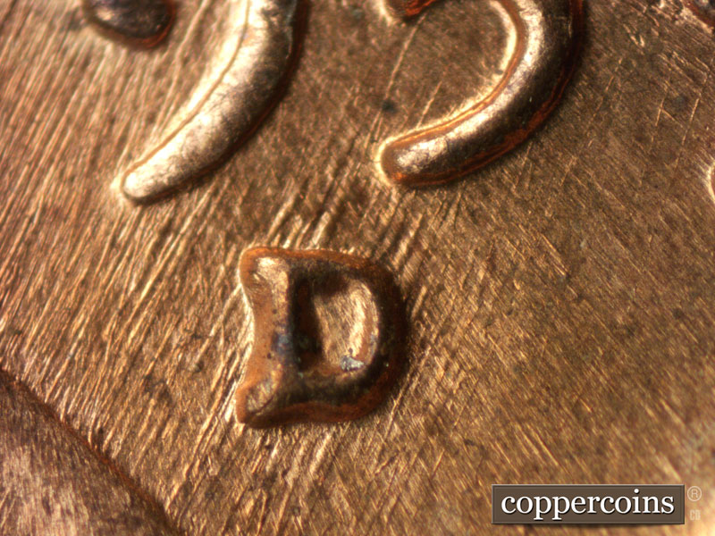 1959 Lincoln cent obverse, CopperCoins die 1959D•1MM•114.