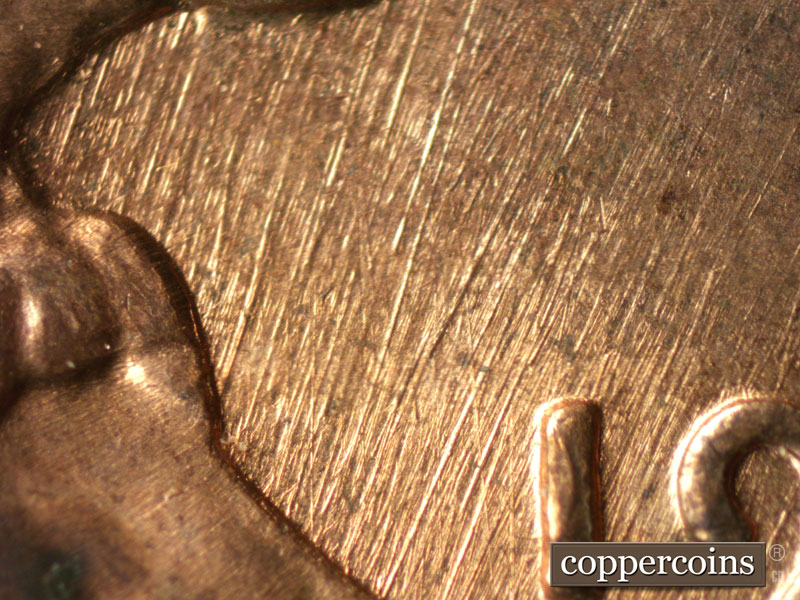 Die-stage B marker on 1959D•1MM•114 (1959 Repunched Mint Mark).