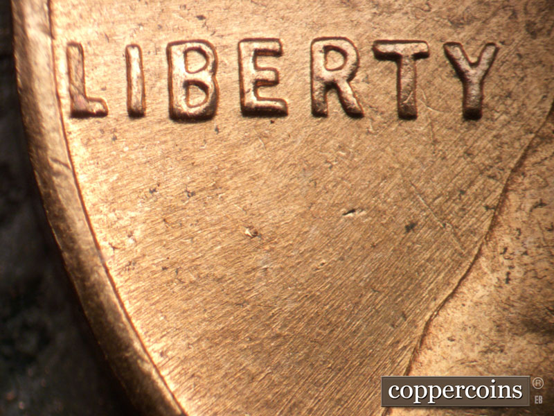Die-stage B marker on 1959D•1MM•118 (1959 Repunched Mint Mark).
