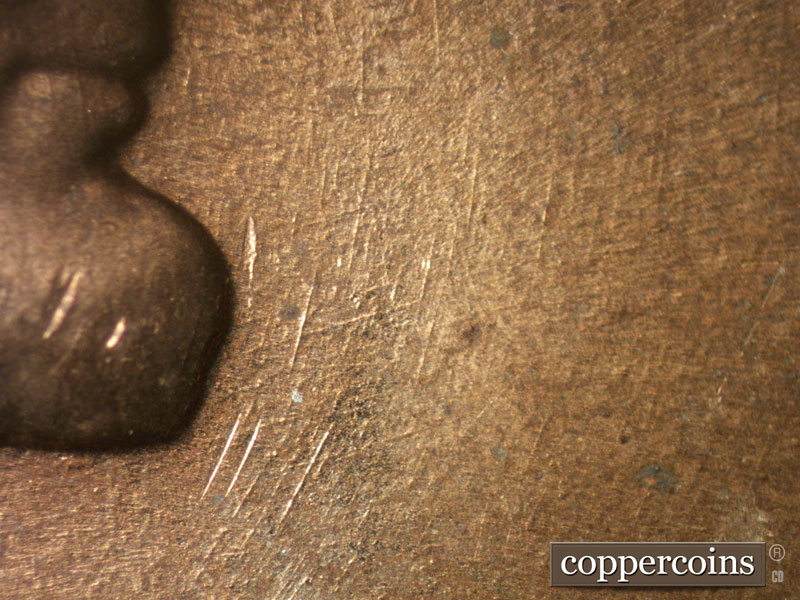 Die-stage B marker on 1959D•1MM•120 (1959 Repunched Mint Mark).