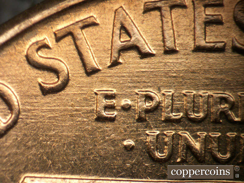 Die-stage B marker on 1959D•1MM•123 (1959 Repunched Mint Mark).