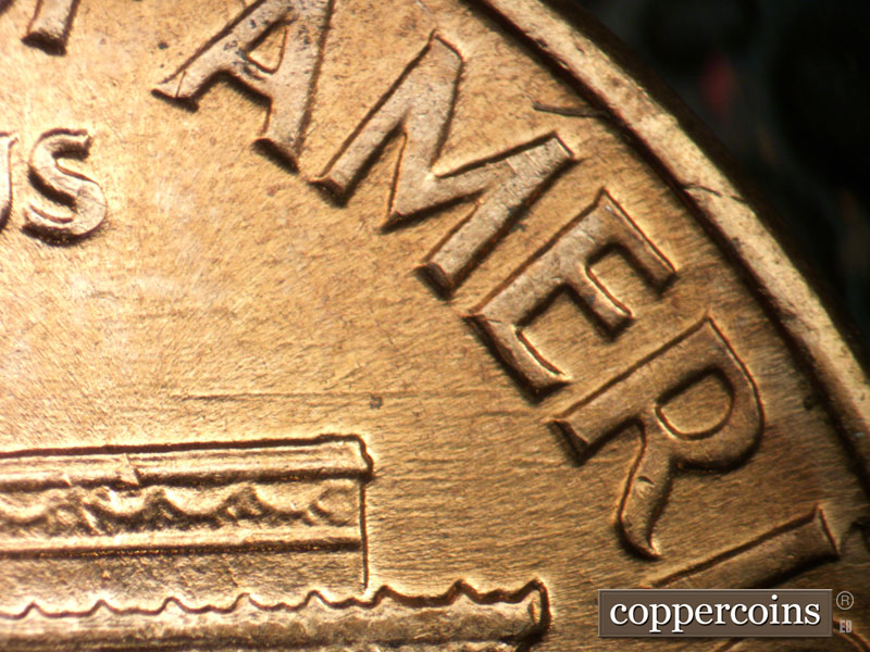 Die-stage B marker on 1959D•1MM•123 (1959 Repunched Mint Mark).