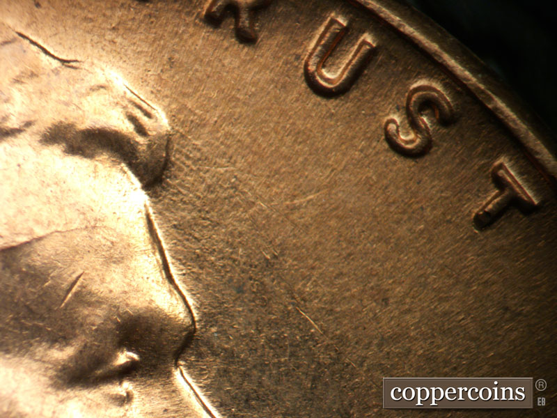 Die-stage C marker on 1959D•1MM•125 (1959 Repunched Mint Mark).