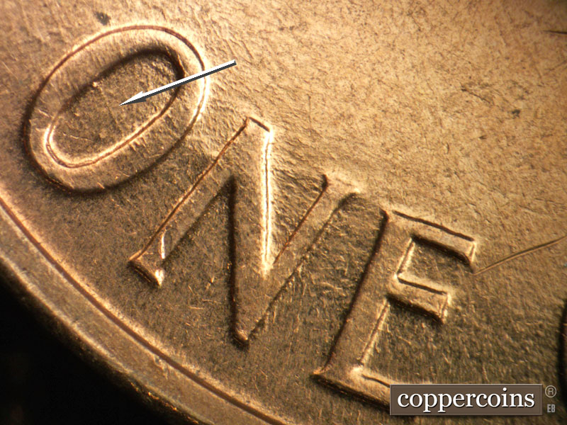 Die-stage C marker on 1959D•1MM•125 (1959 Repunched Mint Mark).