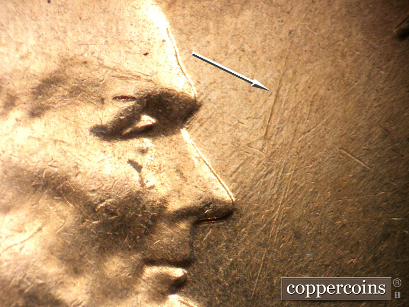 Die-stage C marker on 1959D•1MM•126 (1959 Repunched Mint Mark).