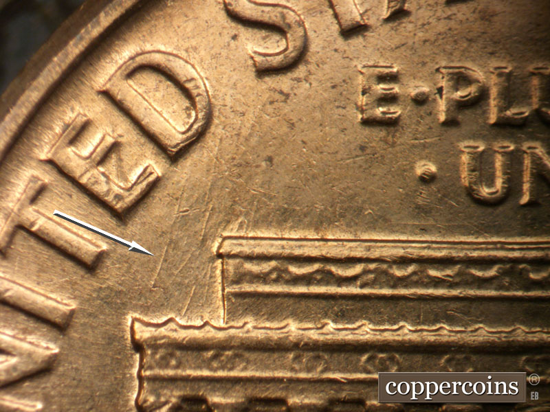 Die-stage C marker on 1959D•1MM•126 (1959 Repunched Mint Mark).