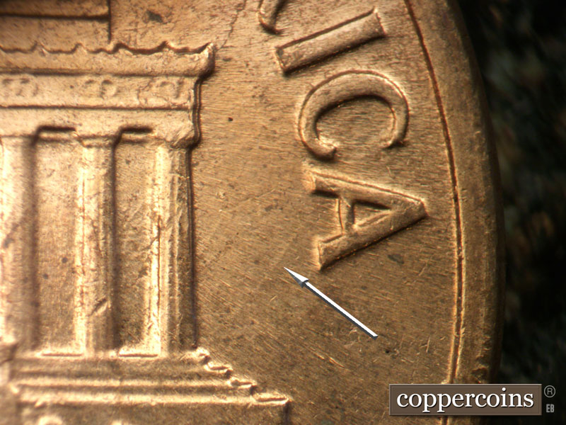 Die-stage C marker on 1959D•1MM•126 (1959 Repunched Mint Mark).