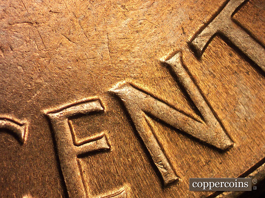 Die-stage C marker on 1960D•1MM•002 showing A die dot shows above the left top of the N of CENT. Reverse is LDS.