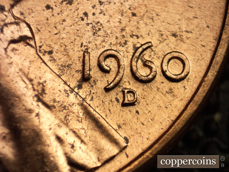 Die-stage A marker on 1960D•1MM•022 showing Date for reference.